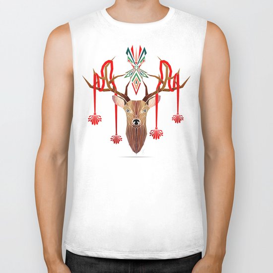 deer rope Biker Tank