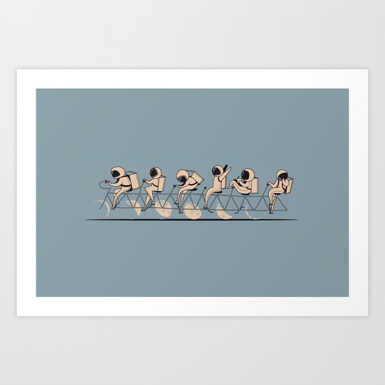The Great Lunar Cycle Art Print