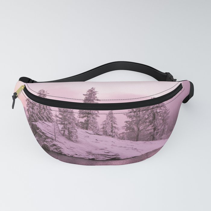 Sunset Island in Winter Fanny Pack