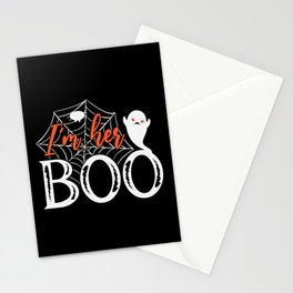 I'm Her Boo Funny Cool Halloween Ghost Stationery Card