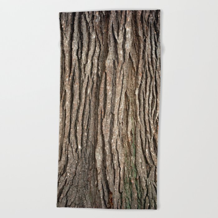 Wood bark Beach Towel