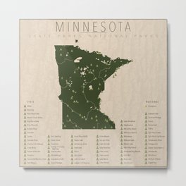 Minnesota Parks Metal Print