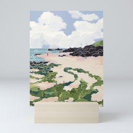 Jeju beach Mini Art Print