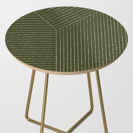 Lines (Olive Green) Side Table