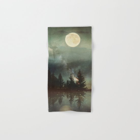 Midnight Fireflies Hand & Bath Towel
