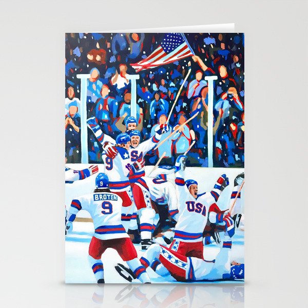 Miracle on Ice Stationery Cards