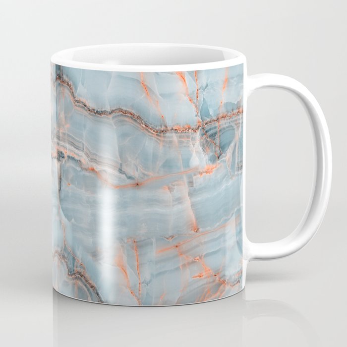 Aqua tone onyx marble Coffee Mug