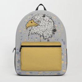 Eagle watercolor sketch Backpack