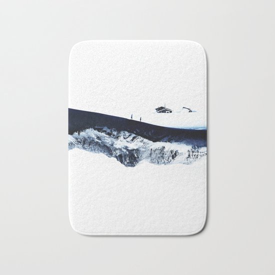 Hiking for Winter Bath Mat