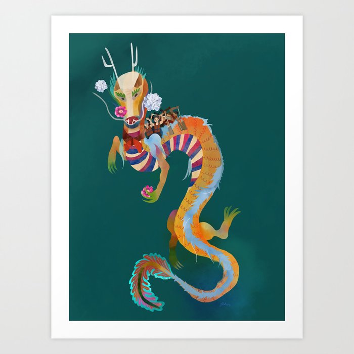 Dragonboat Art Print