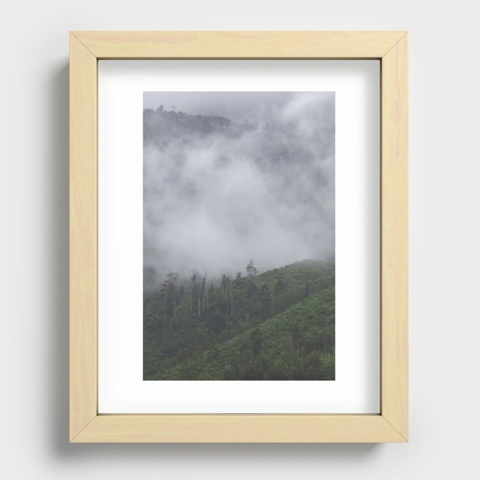 foggy day Recessed Framed Print