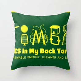 Yes In My Back Yard! Throw Pillow