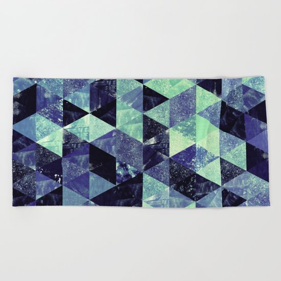 Abstract Geometric Background #6 Beach Towel