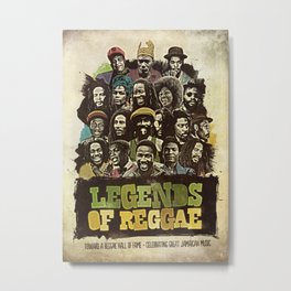 Legends of Reggae Poster Metal Print