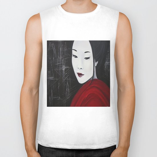 Japanese Beatufil Girl Biker Tank