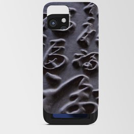 Chinese Calligraphy Stone Relief iPhone Card Case