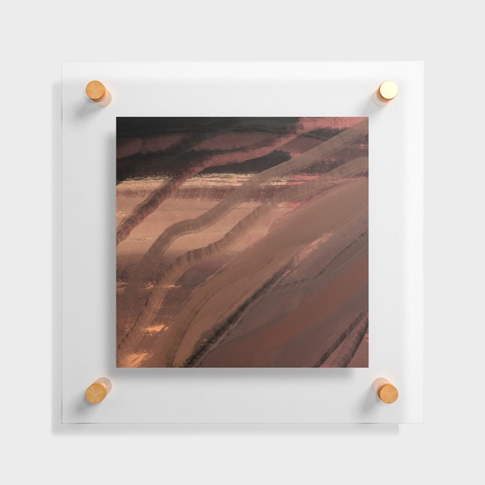 Warm Neutrals- Abstract 2 Floating Acrylic Print