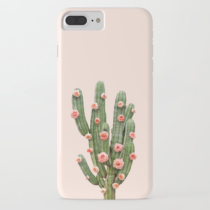 cactus and roses iphone case