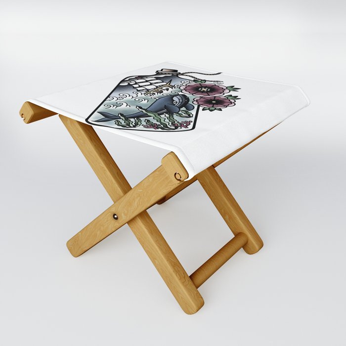 Lost at Sea Folding Stool