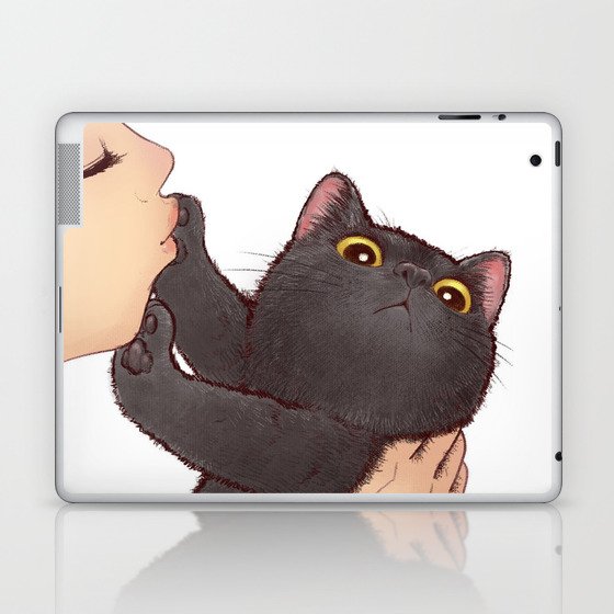cat : huuh Laptop & iPad Skin