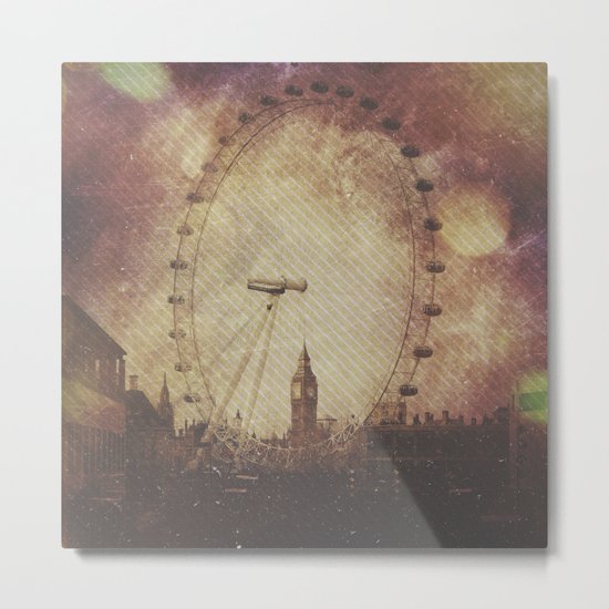 Big Ben in the Eye of London Metal Print