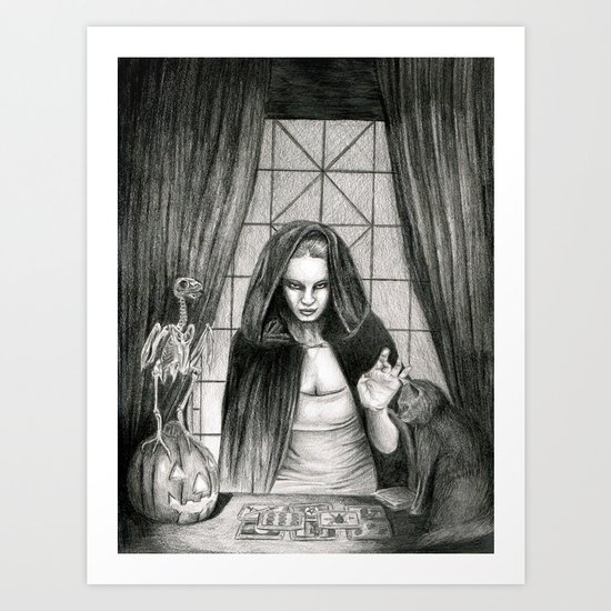 The Mis-Fortune Teller Art Print
