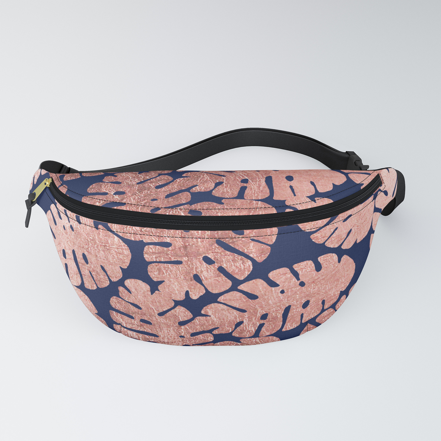 fanny pack rose gold