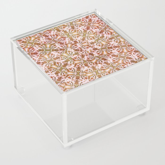Sunset Dance Pattern Acrylic Box