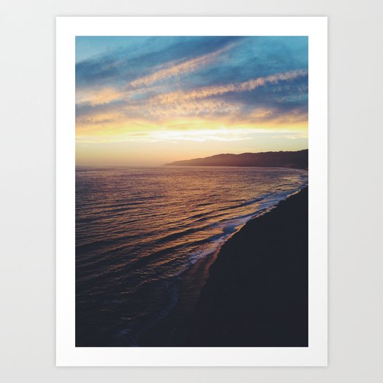 Point Dume Sunset Art Print