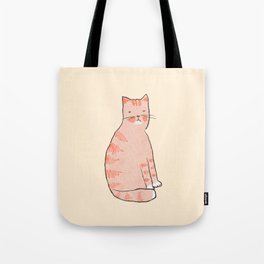 Orange cat Tote Bag