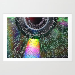 Bubble CD Abstract / Still Life Photograph - Music Artwork Art Print | Bubbles, Stilllife, Pink, Yellow, Reflections, Photo, Abstractart, Abstract, Colorful, Green 