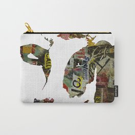 Graffiti Cow Pop Art Colorful Modern Abstract Painting Poster Print Carry-All Pouch