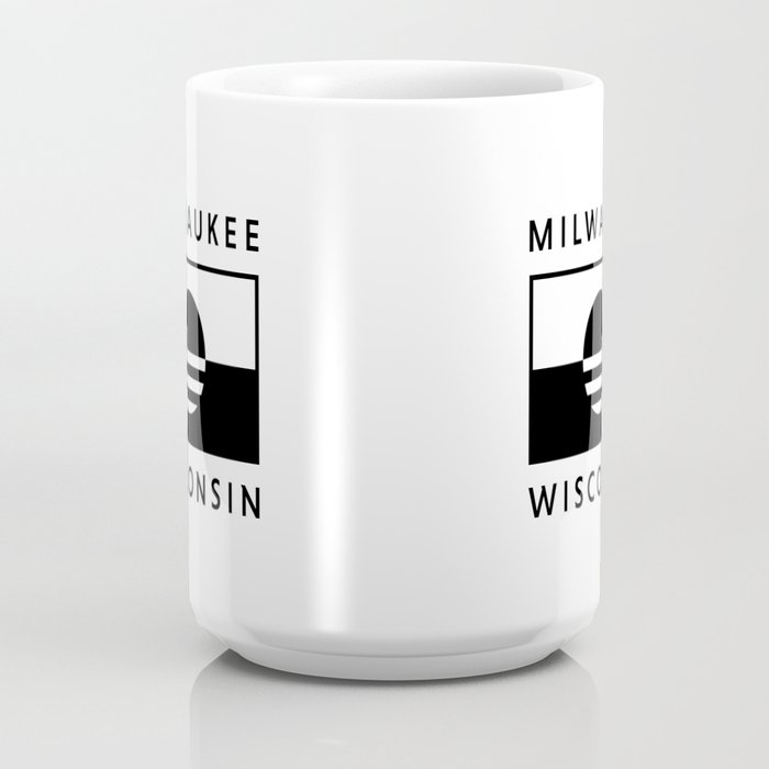 Milwaukee Wisconsin - White - People's Flag of Milwaukee Coffee Mug by  Milwaukee Flag