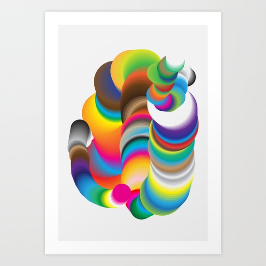 Flow Art Print