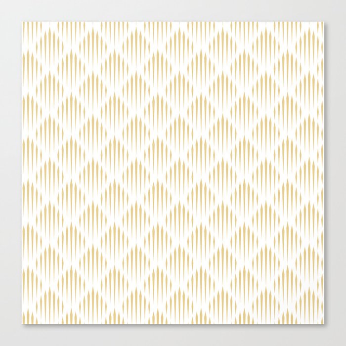 Beige Abstract Pattern Canvas Print