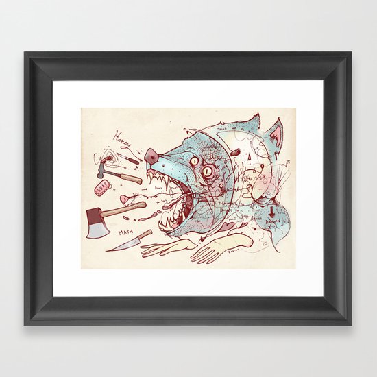 Jackal Framed Art Print