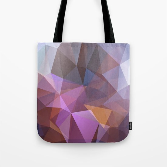 Abstract illustration of triangles polygon Tote Bag