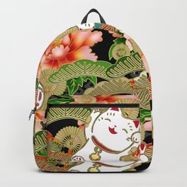 Maneki Neko Pattern 001 Backpack