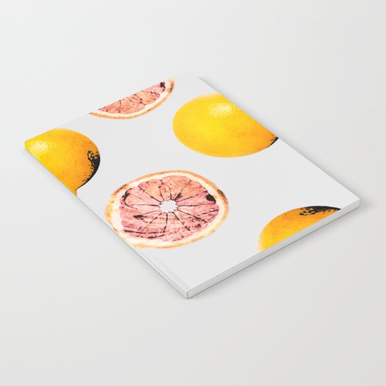 Grapefruit Pattern #society6 #decor #buyart Notebook