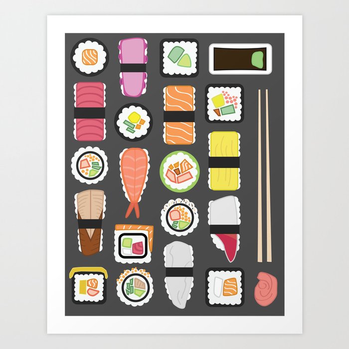 Sushi Time Art Print