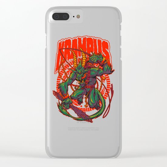 KREEPING KRAMPUS Clear iPhone Case