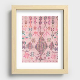Traditional Moroccan Berber Style Design D1 Recessed Framed Print