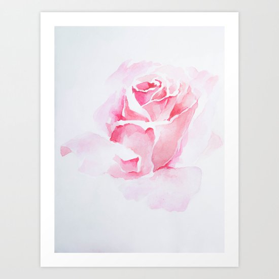 The rose Art Print
