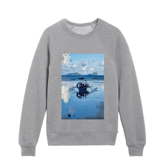 Taytay Bay, Palawan, Philippines Kids Crewneck