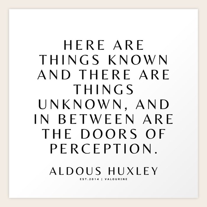 Aldous Huxley Quotes Doors Of Perception