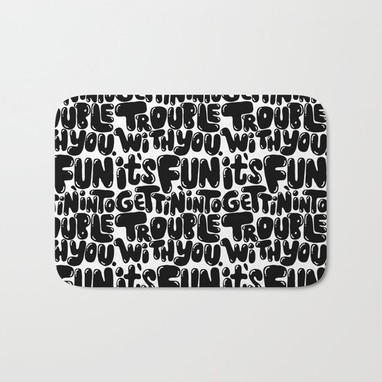 trouble Bath Mat