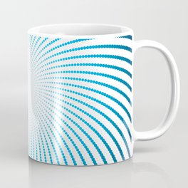 Circular Blue Spinning Infinity. Mug
