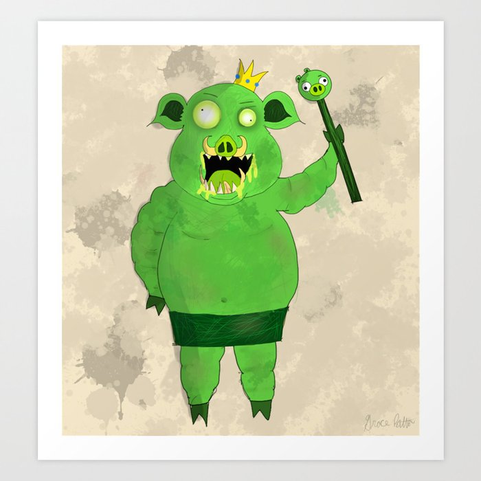 angry birds green pigs king