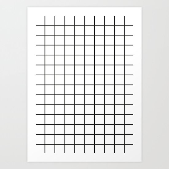GRID Art Print