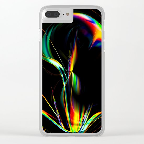 Abstract perfektion 82 Clear iPhone Case